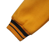 Rhude Jacket Embroidery Letter Lightning Color Matching Baseball Uniform