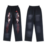 Hellstar Hoodie & Pants Wash Water Make Old Hoodies Sweater Trousers