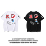 Bathing Ape T Shirt Summer Numeric Alphabet Print Short Sleeve T-Shirt