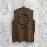 Purple Brand Tank T Shirts Sleeveless T-shirt Vest