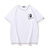 Bathing Ape T Shirt Summer Color Ape Man Colorful Short Sleeve T-Shirt