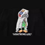 Bathing Ape T Shirt Summer, Shark Hoodie Printed Short Sleeve T-Shirt