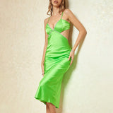 Women Dresses Elegant Fashion Casual Dress (Hwfs0410)