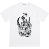 Mens T-shirts 23FW MUTANTS TEE printed logo short-sleeved t-shirt pure cotton
