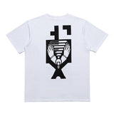 C.e t shirts creative clothes pattern round neck pullover short sleeve men and women
