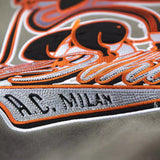 Off White Jacket Qiuxin OW Joint Heavy Industry Embroidery Hot Diamond Baseball Jacket