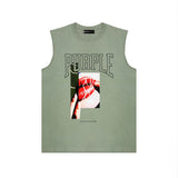 Purple Brand Tank T Shirts Sleeveless T-shirt Vest