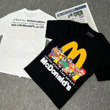 Men T-shirts CPFM X McDonalds X Cacus Jack Short Sleeve T-Shirts Men and Women