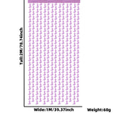 Themed Party Supplies Pink Cowgirl Boot Tinsel Curtain – Western Themed Birthday Party Decoration