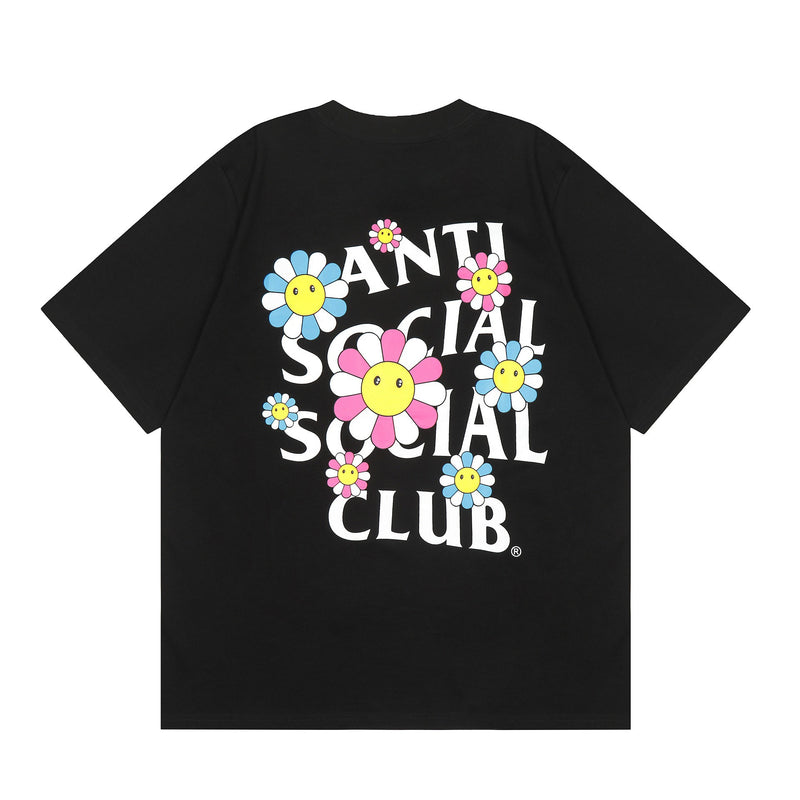 ANTI SOCIAL CLUB T-Shirt Casual Short Sleeve T-Shirt