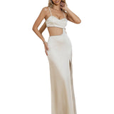 Women Dresses Summer Sexy Hot Girl Strap Dress (Hwfs0410)