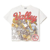 Street Unisex T-shirt Washed Old Oversize Hip Hop Skateboard Anime Print Short Sleeve