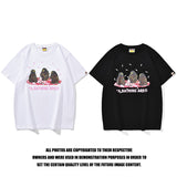 Bathing Ape T Shirt Summer Cherry Blossom Limited Ape Man Letter Print Short Sleeve T-Shirt