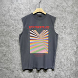 Purple Brand Tank T Shirts Sleeveless T-shirt Vest