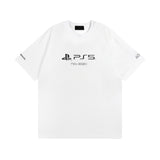Men T-shirts Summer Paris Pattern Printed Short Sleeve T-Shirt Casual