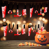Halloween flag hanging ornaments Halloween Bloody Knife Hanging Banner