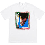 Mens T-shirts 22SS Mask Tee Line Logo Avatar Print Short Sleeve T-Shirt