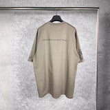 Men T-shirts Summer Paris World Food Programme Charity Short Sleeve Loose Crew Neck T-Shirt
