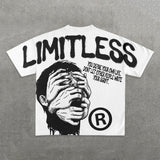 Street Unisex T-shirt Hip Hop Punk Vintage Short Sleeve