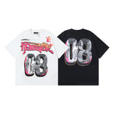 Hellstar T-Shirt Head Print Apricot Short Sleeve T-Shirt