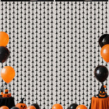 Themed Party Supplies Halloween Witch Hat Foil Fringe Curtain – 1×2m Black & Green Witch Theme Party Backdrop
