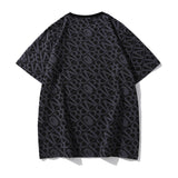Bathing Ape T-Shirt Embroidered with Letters Short Sleeve T-Shirt