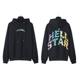 Hellstar Hoodie & Pants autumn wash make old hoodies sweater