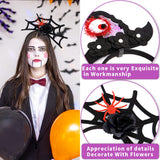 Halloween headband Halloween Party Headband – 3D Witch Hat & Spider Design