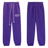 Denim Tears Hoodie & Sweatpants 2 Piece Set Kapok Letter Hooded Sweater Trousers Sports Suit