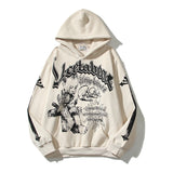 Vertabrae Hoodie Fall/Winter Vertabrae Cross Roads Hoodie Skull Loose Hooded Sweater