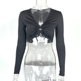 Women Tops Fashion Breathable Long Sleeves Top (Zj0415)