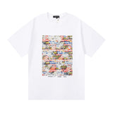 Purple Brand T Shirts Purple Micro Label Letter Pattern Printed Short Sleeve T-Shirt