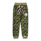 Bathing Ape Pant Spring Brand Ape Man Head Print Camouflage Men's and Women's Shark Casual Pants