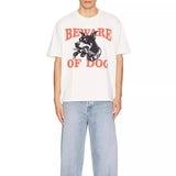Rhude T Shirt Hound Letter Print Short Sleeve T-Shirt