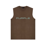 Purple Brand Tank T Shirts Sleeveless T-shirt Vest