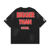 Hellstar T Shirt Knock-Out T-Shirt Wash Printed Short Sleeve T-Shirt