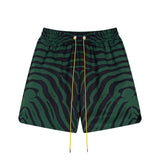 Rhude T Shirt Zebra Letter Embroidery Casual Short Sleeve Shirt, Shorts