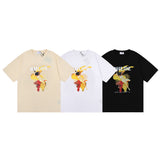 Rhude T Shirt Micro Label Alphabet Art Abstract Short Sleeve T-Shirt