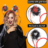 Halloween headband Halloween Large Headband – Colorful Long Tinsel Sticks