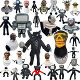Plush Toys Skibidi toilet man halloween spoof audio man plush toy doll