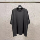 Men T-shirts Summer Paris Hot Diamond Washing Water Short Sleeve Crew Neck T-Shirt Casual