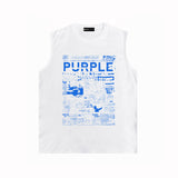 Purple Brand Tank T Shirts Sleeveless T-shirt Vest
