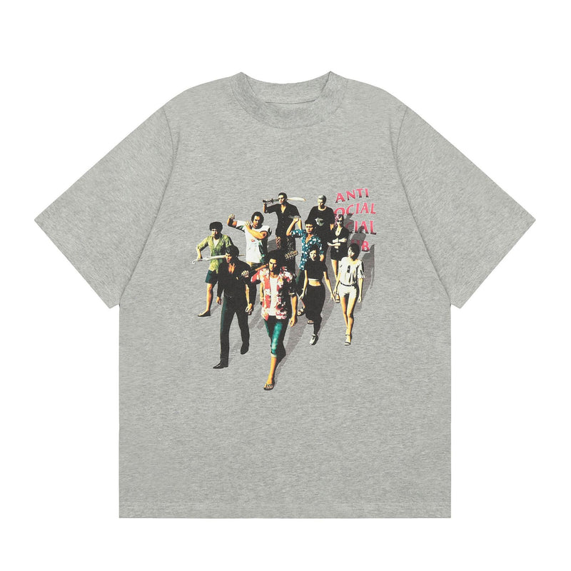 ANTI SOCIAL CLUB T-Shirt Print Casual