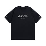 Men T-shirts Summer Paris Pattern Printed Short Sleeve T-Shirt Casual