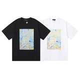 Purple Brand T Shirts Purple Micro Label Letter Pattern Printed Short Sleeve T-Shirt