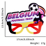 Themed Party Supplies Germany Euro Cup Fan Glasses - Football Theme 24-Team Supporter Prop