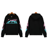 Hellstar Hoodie gradual change color print hoodie fall loose sweater