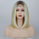 Women'S Wigs Short Bob Lace Front Synthetic Wig