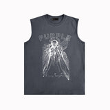 Purple Brand Tank T Shirts Sleeveless T-shirt Vest