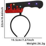 Halloween headband Halloween Light-Up Headband – Glowing Ghost & Bat Party Accessory